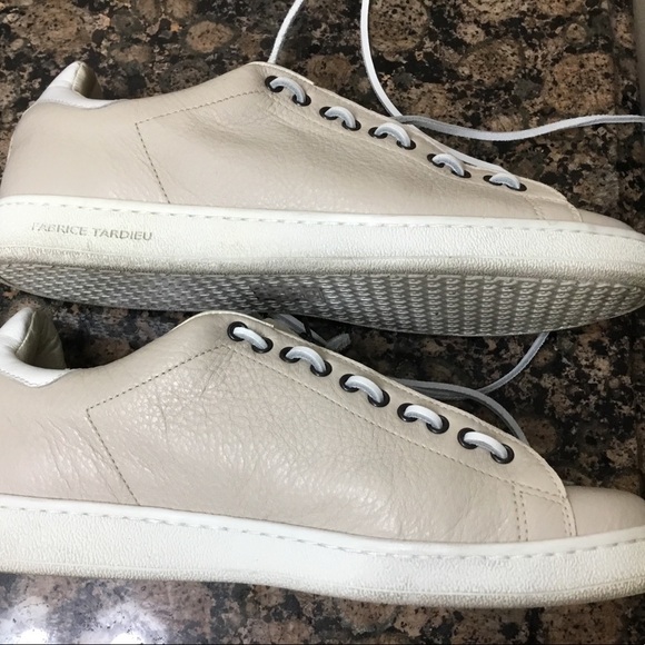 Fabrice Tardieu Leather runners/deck shoes - Picture 4 of 10